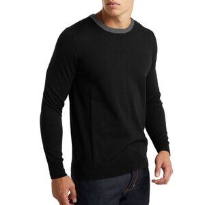 Icebreaker Men's Merino Shearer Crewe Mid-Layer, Black, XL